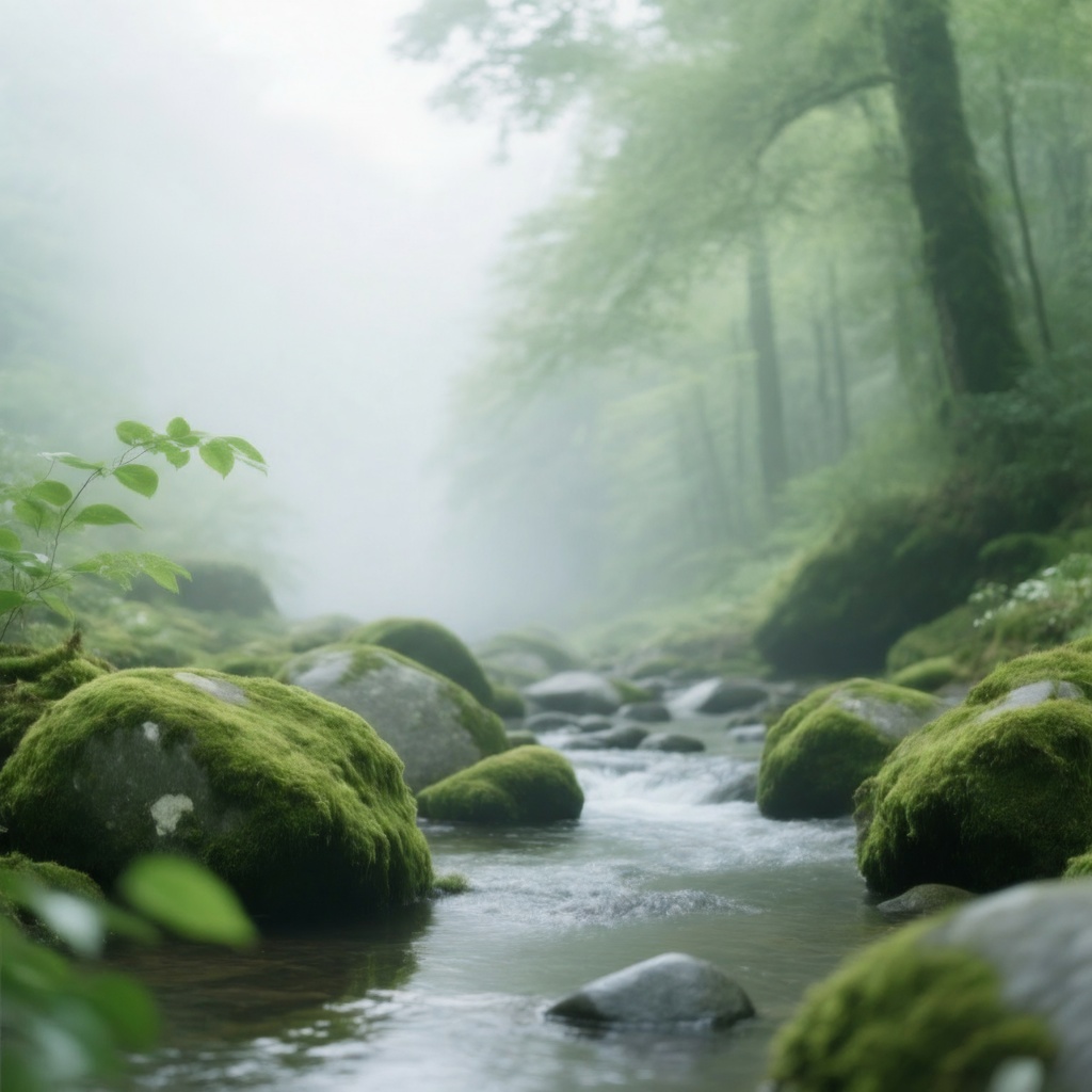 Nature's Path to Wellness - Healing Forest Stream